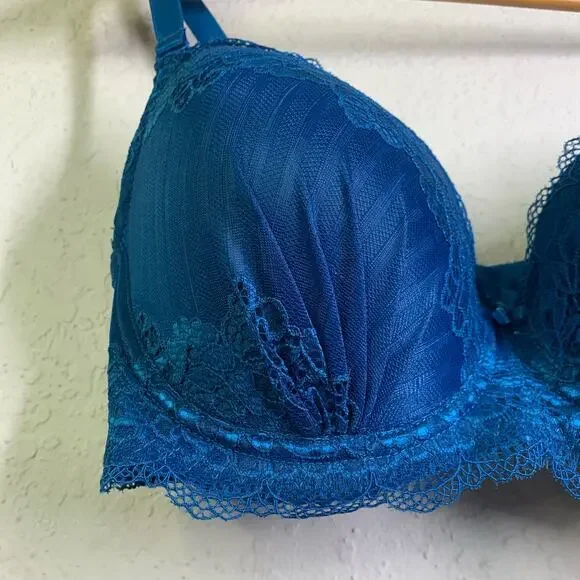 RENE ROFE Bra Lingerie Padded Lace 3 Clasp‎ Closure Adjustable Straps 38D - Picture 5 of 10